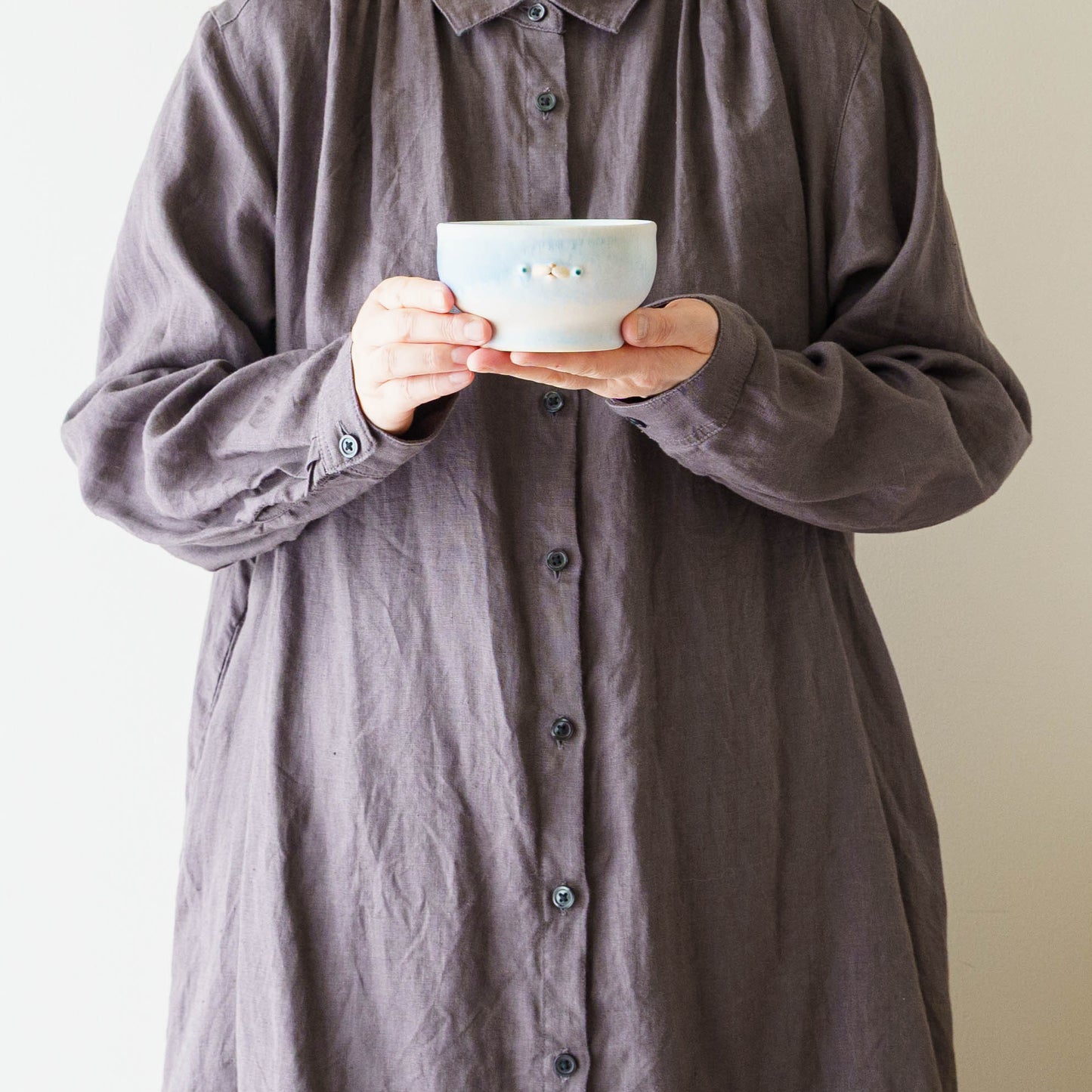 poco bowl　light blue｜堀江遼子