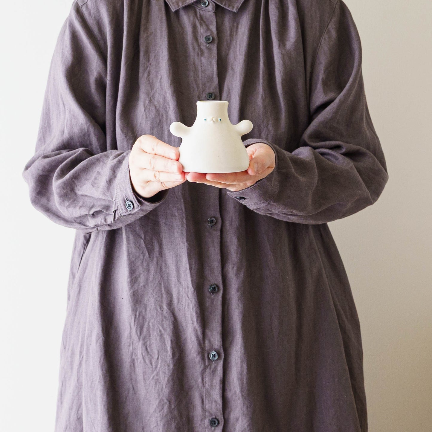 frasco vase white｜Ryoko Horie