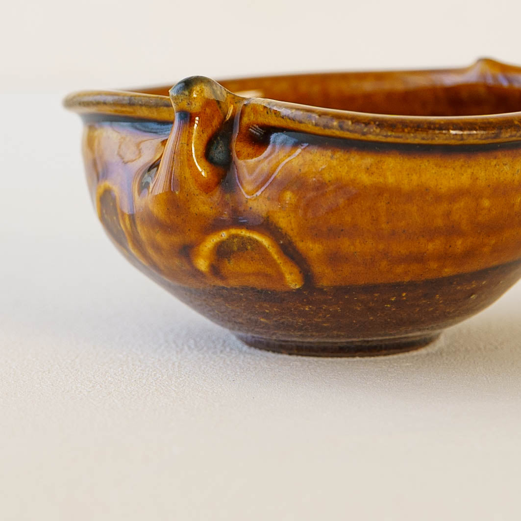 Apple bowl SS Amber | Furutani Pottery