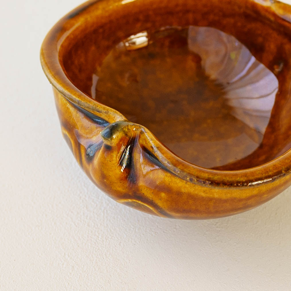 Apple bowl SS Amber | Furutani Pottery