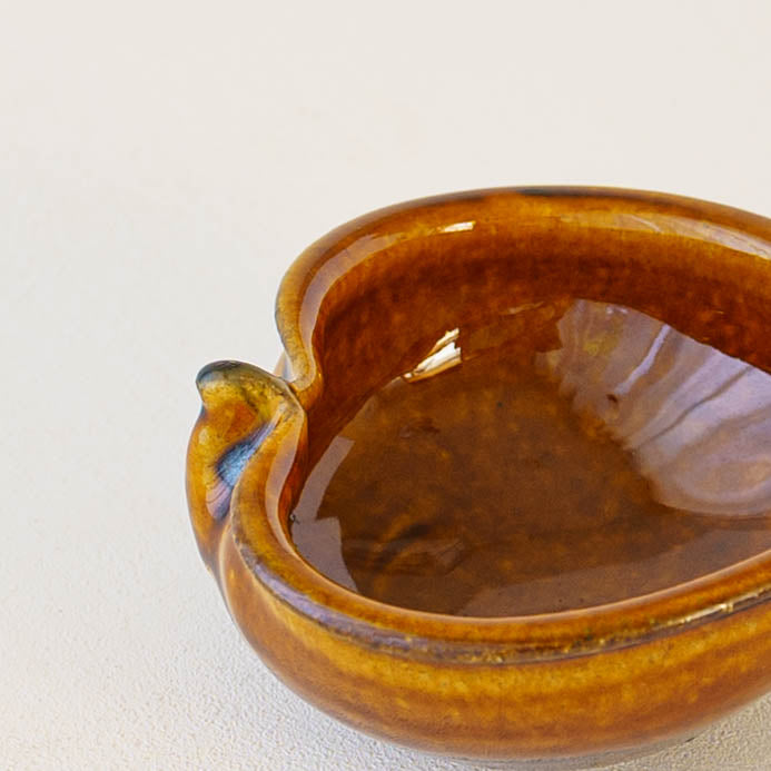 Apple bowl SS Amber | Furutani Pottery