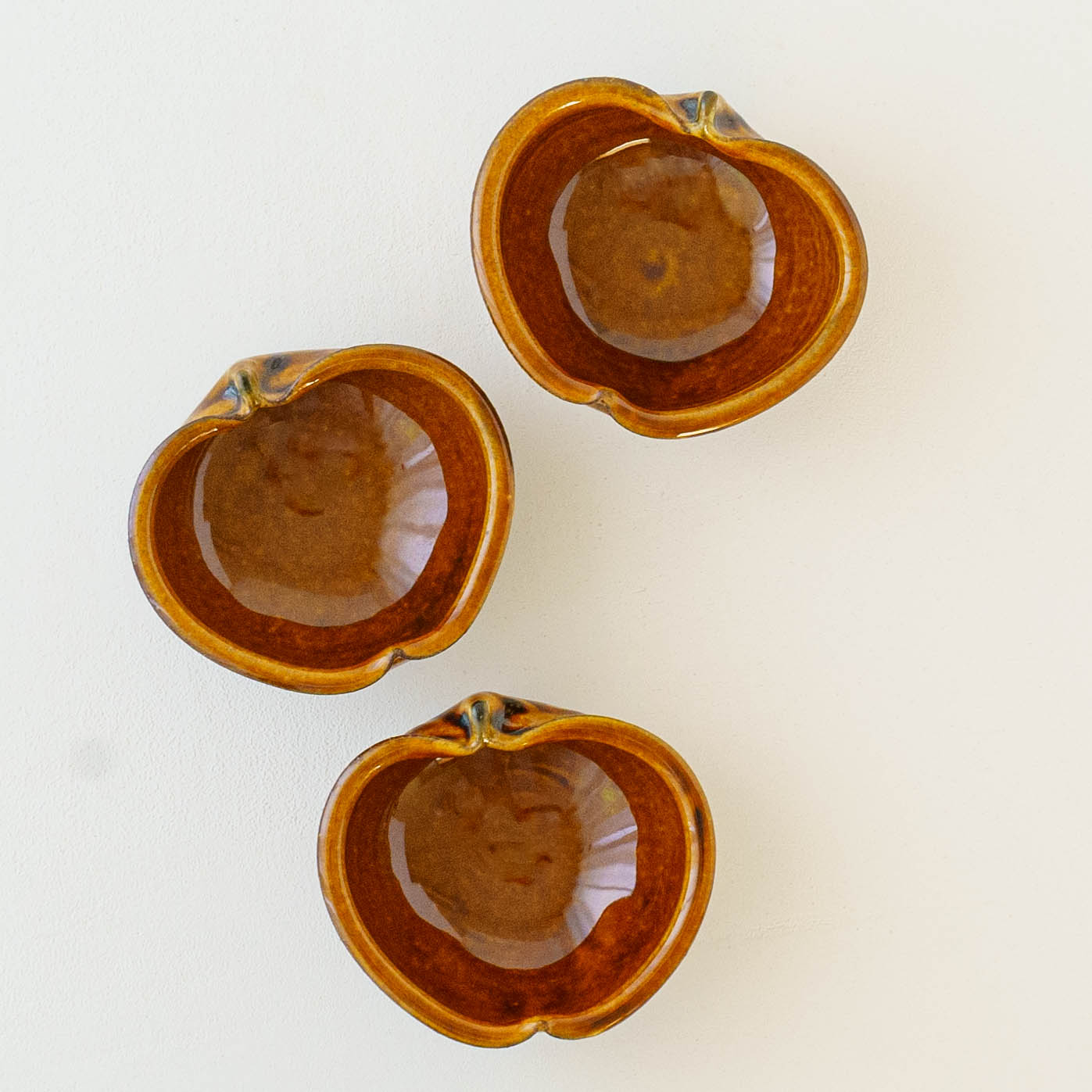 Apple bowl SS Amber | Furutani Pottery
