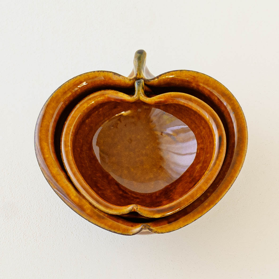 Apple bowl SS Amber | Furutani Pottery