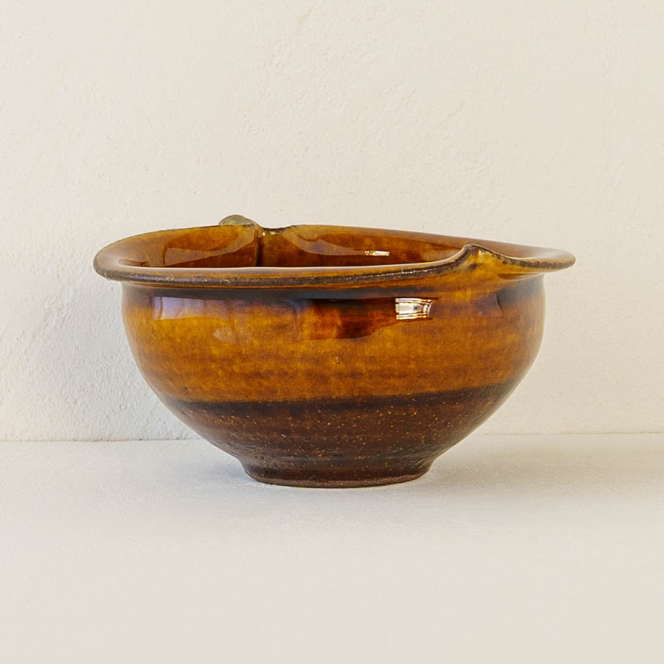 Apple bowl Amber| Furutani Pottery