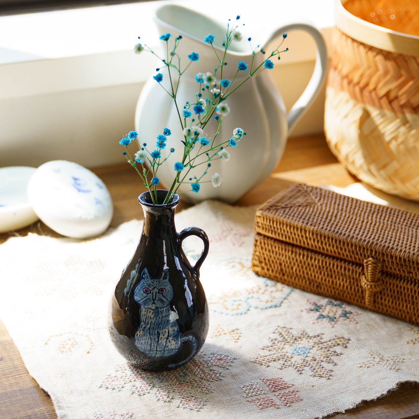 Vase Cat E｜poetoria Yuka Taneda