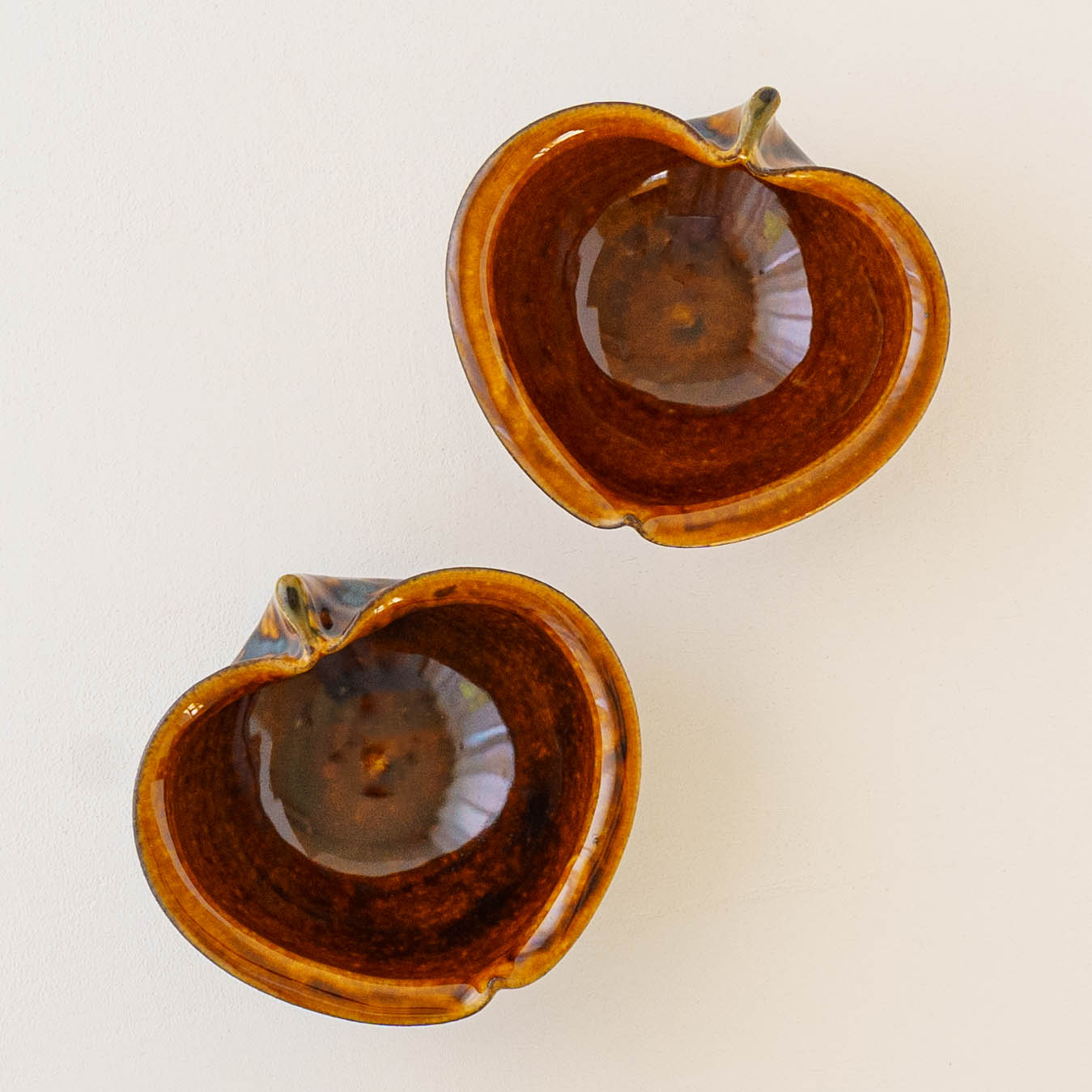 Apple bowl Amber| Furutani Pottery