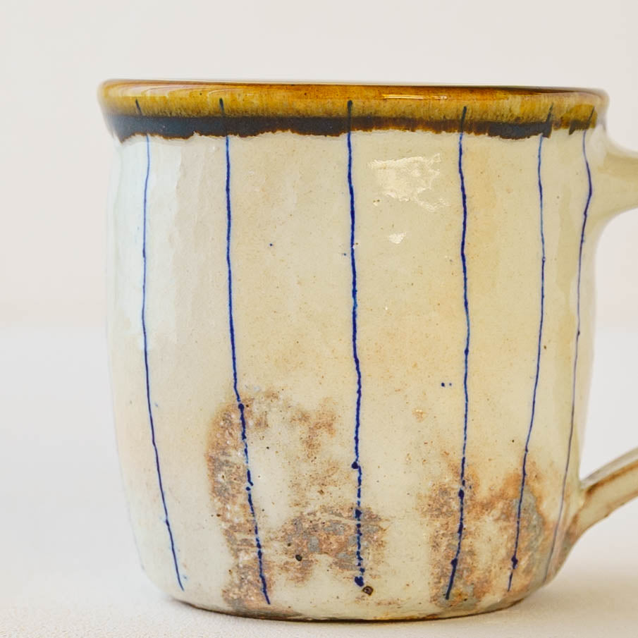 Mug Blue Line Kohiki | Furutani Pottery