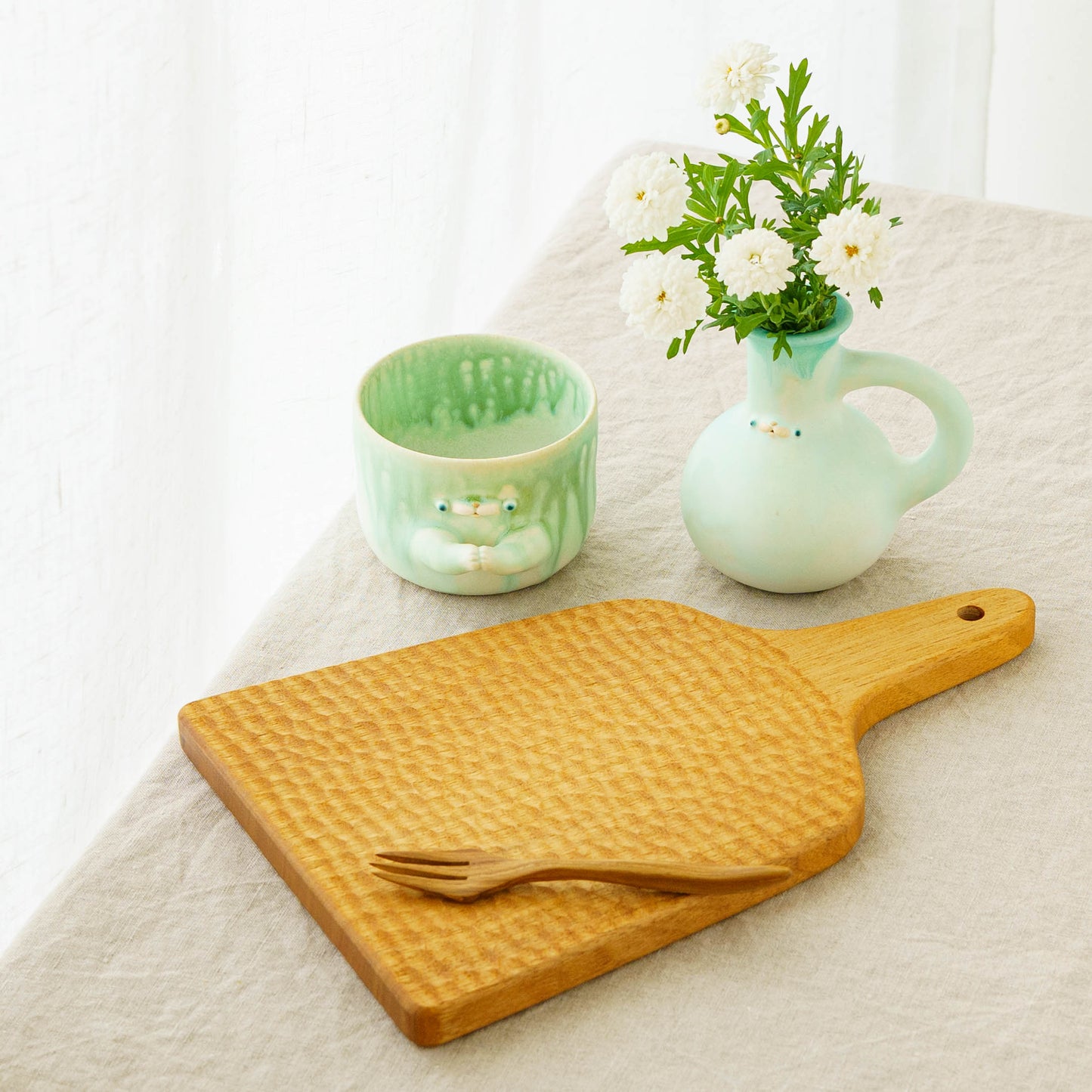 frasco vase light green |  Ryoko Horie