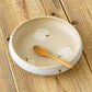 ハイジの器　大　りんご　ライトブラウン x ライトブルー｜原田晴子