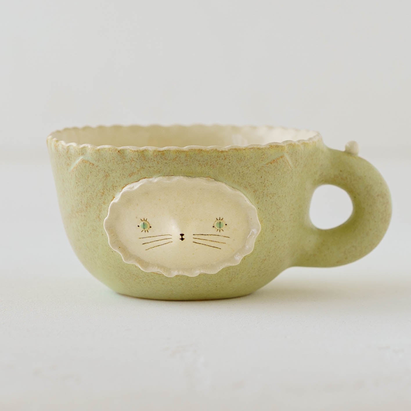 マグカップ　ペールグリーン｜もりはるか