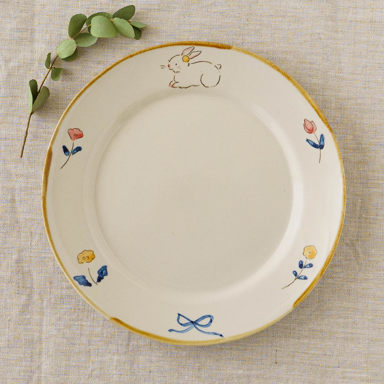 21cm Rim Plate B | Hino Saori