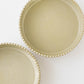 Heat-resistant large bowl with rim, white and green｜Oka Hiromi