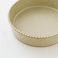 Heat-resistant large bowl with rim, white and green｜Oka Hiromi