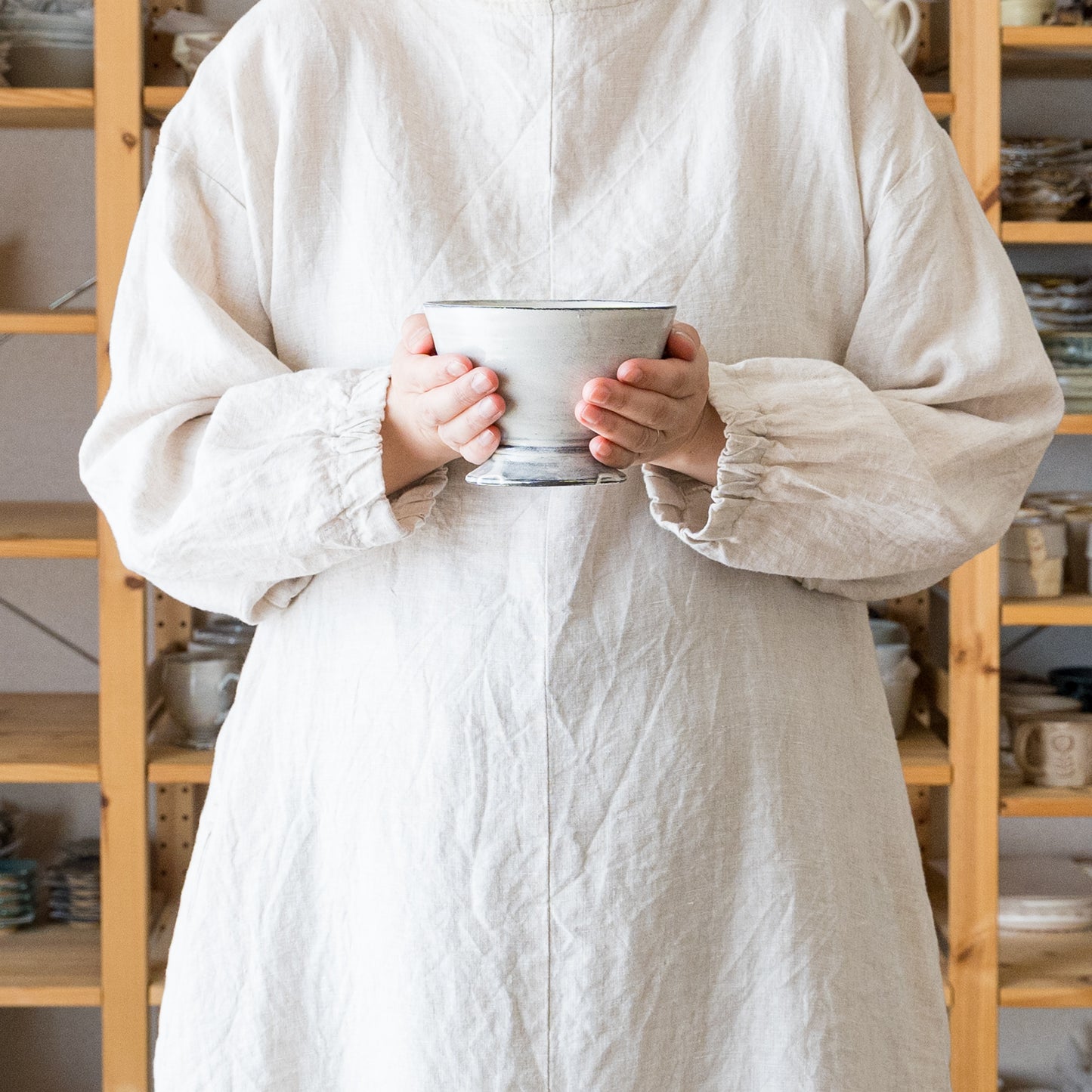 長浜由起子さんのアンティカのカフェオレボウル