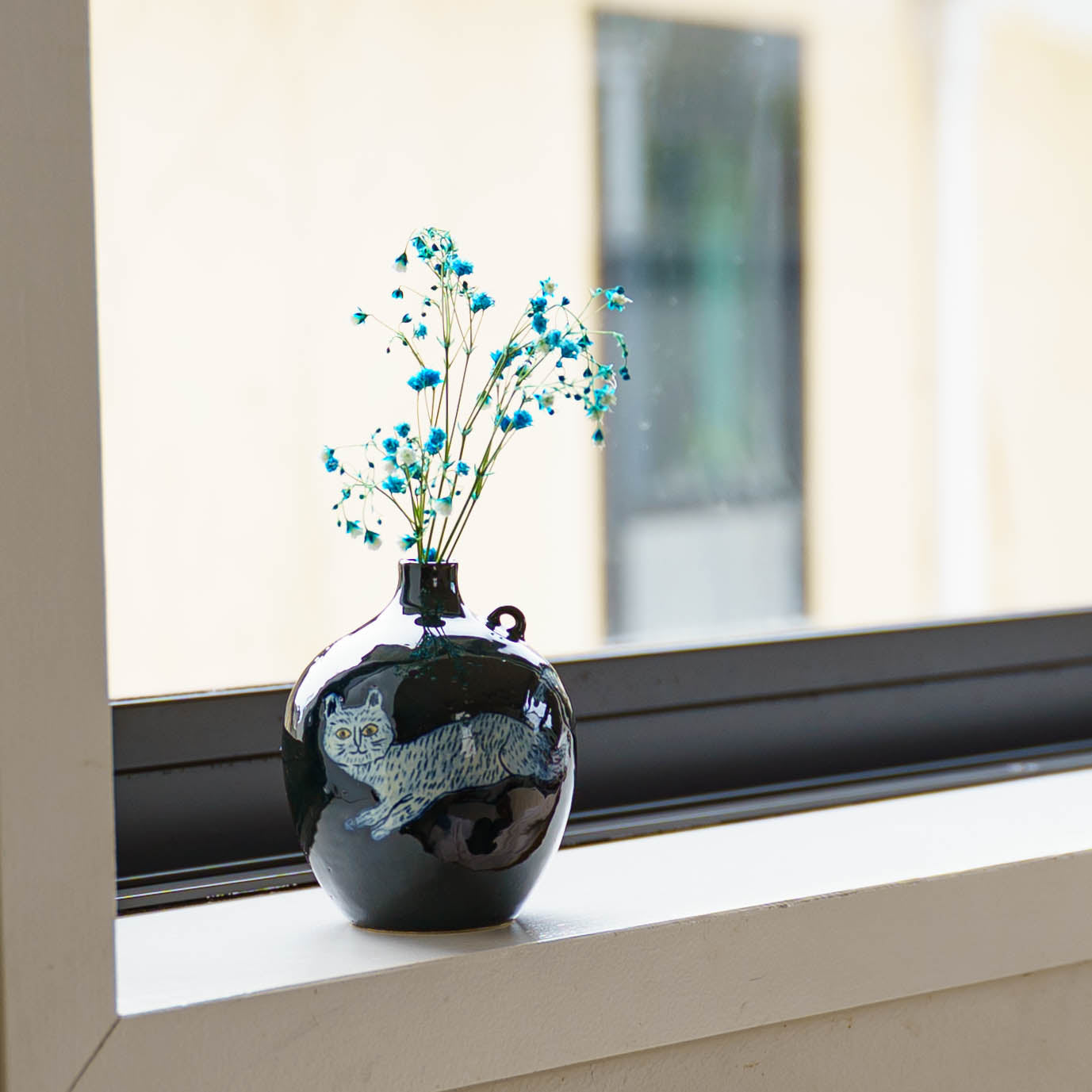 Vase Cat B｜poetoria Yuka Taneda