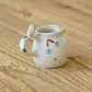 Mini pitcher bird and cherry white | Harada Haruko