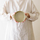 Edged Gratin Dish White/Green｜Oka Hiromi