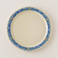 23cm plated deep blue | Adachino pottery