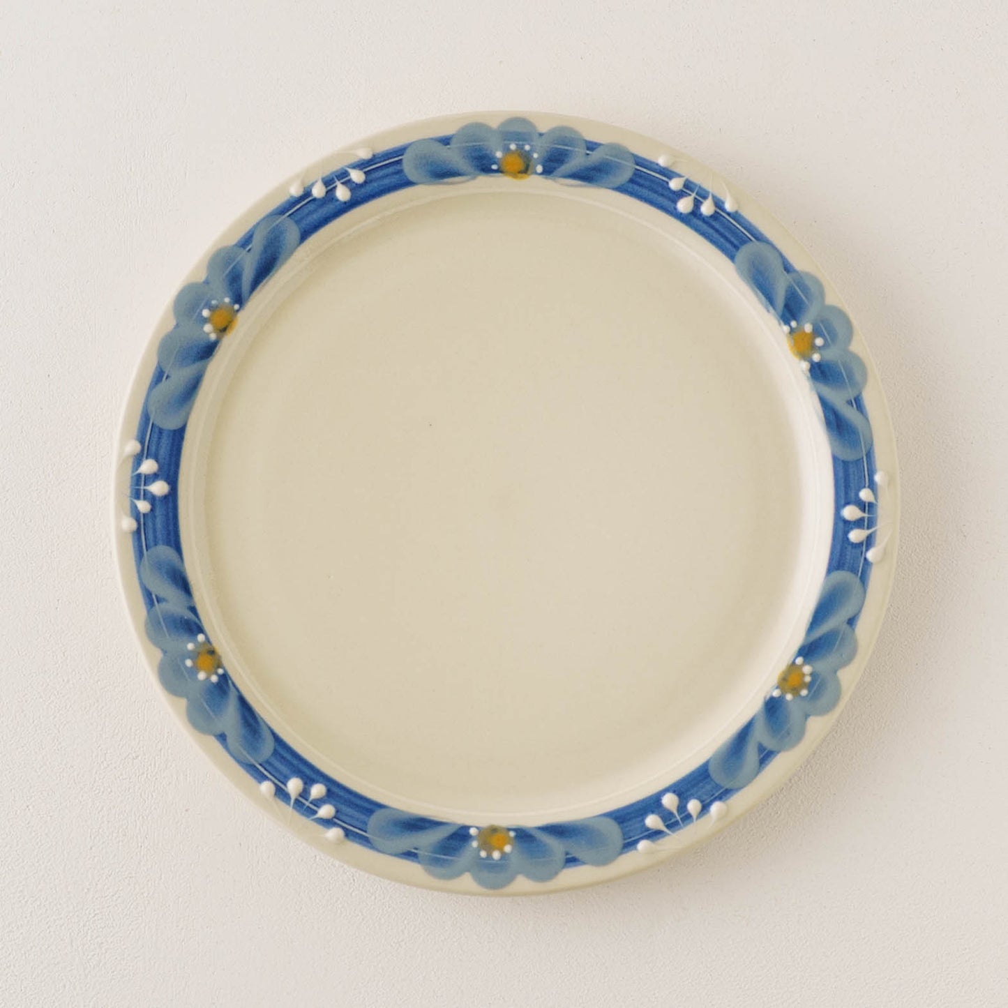 23cm plated deep blue | Adachino pottery