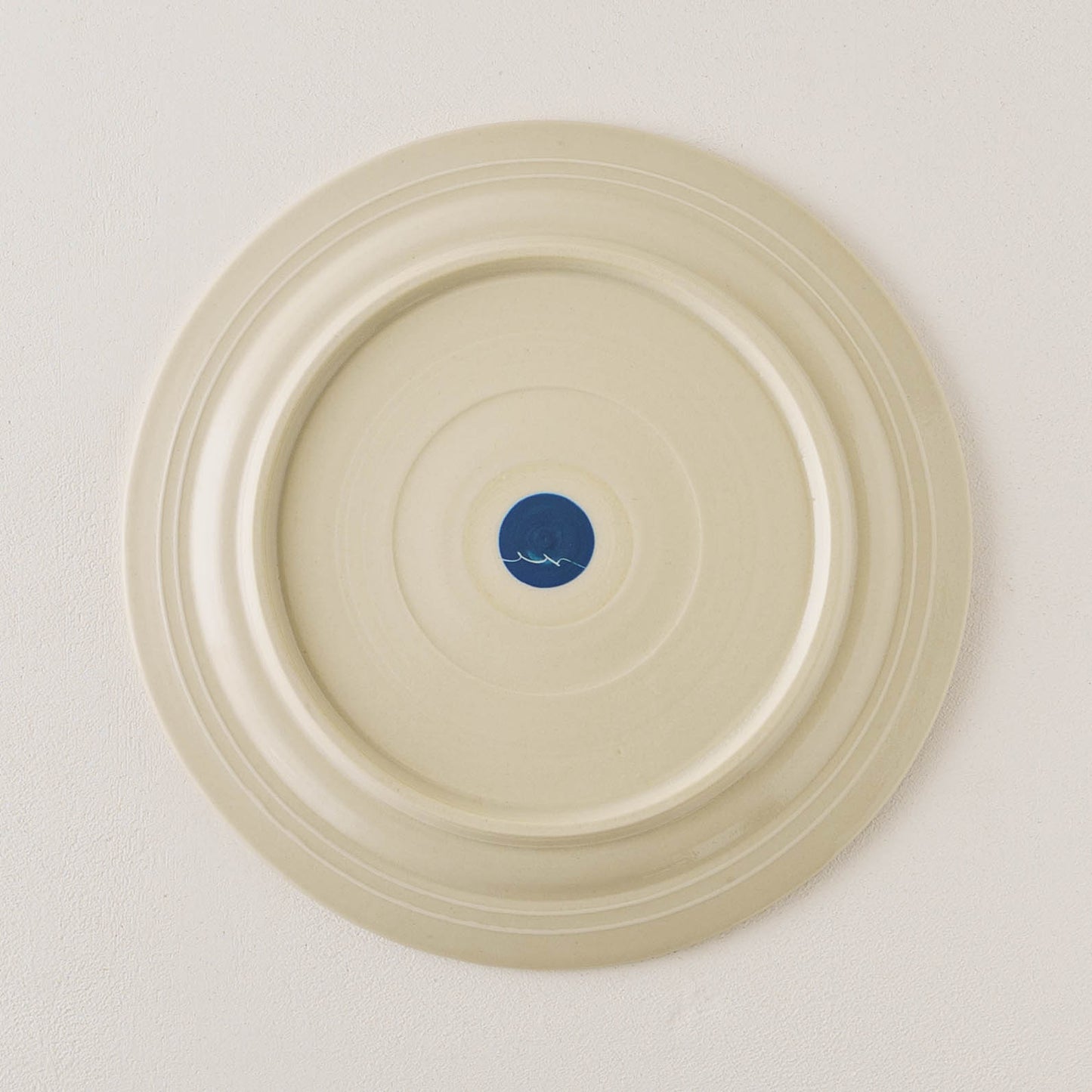 23cm plated deep blue | Adachino pottery