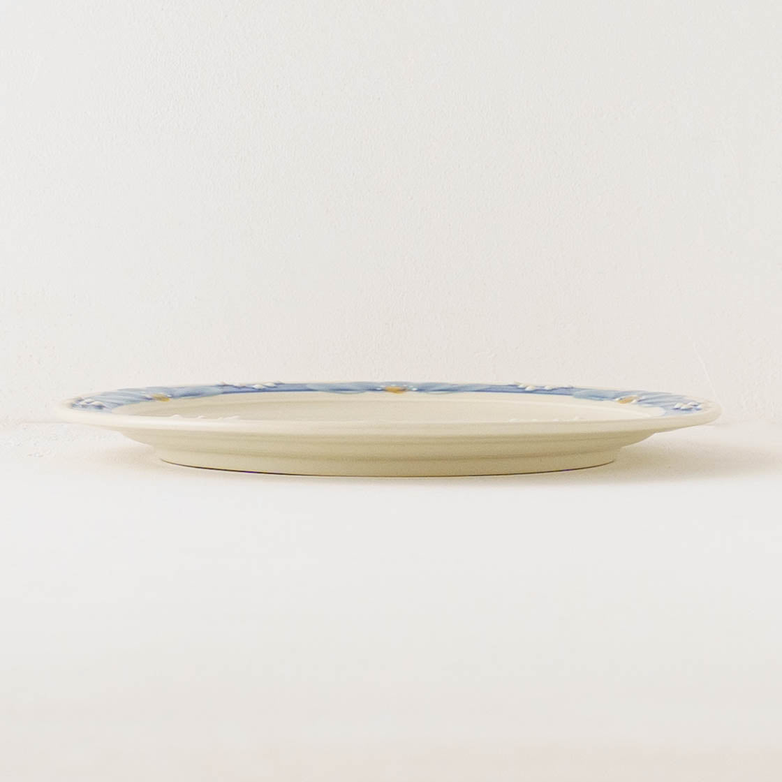 23cm plated deep blue | Adachino pottery