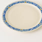 23cm plated deep blue | Adachino pottery