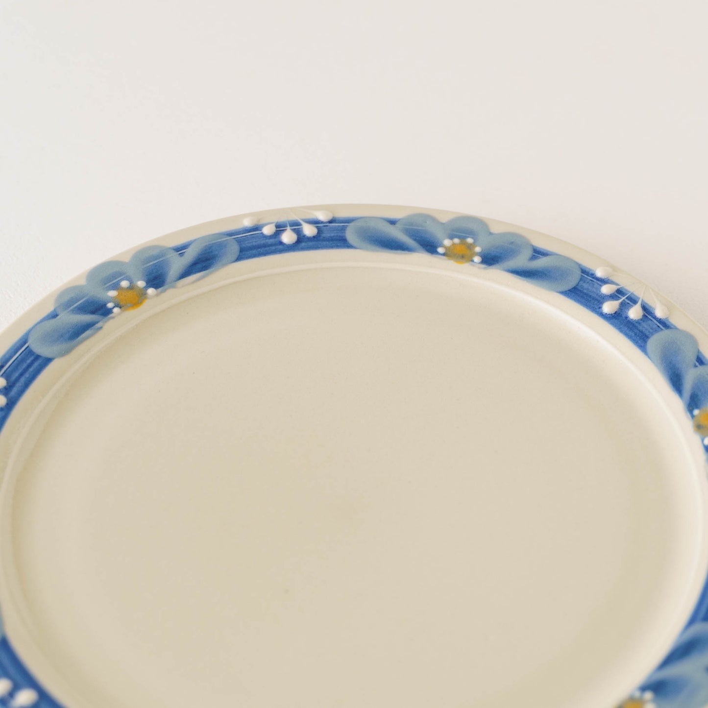 23cm plated deep blue | Adachino pottery