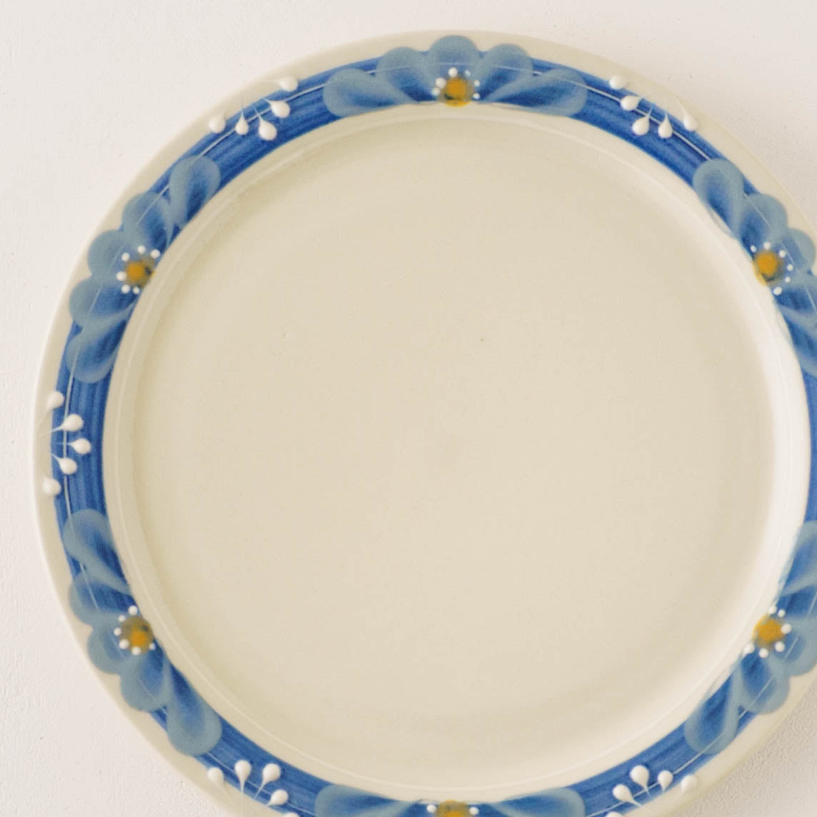 23cm plated deep blue | Adachino pottery