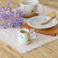 Mini pitcher bird and cherry white | Harada Haruko
