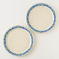 23cm plated deep blue | Adachino pottery