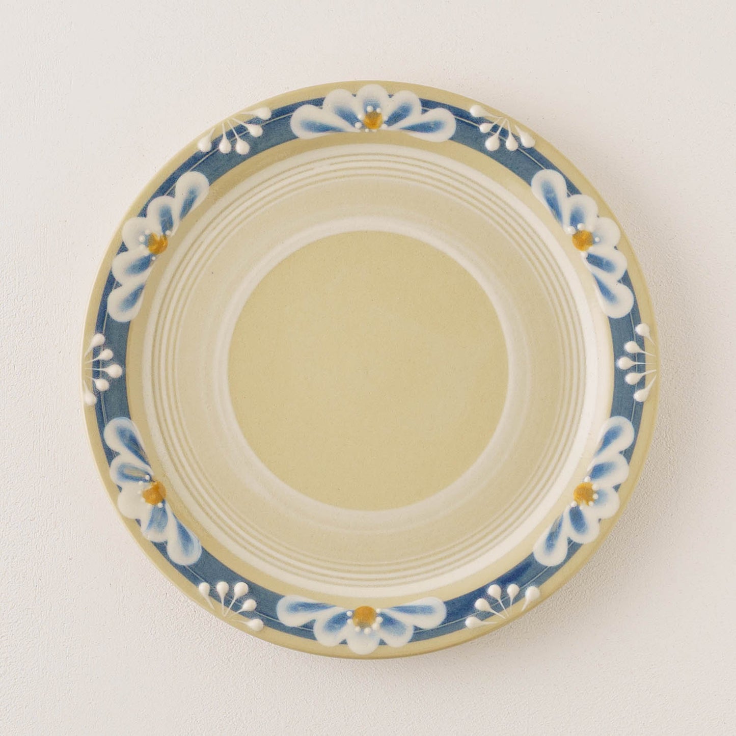 23cm plate blue | Adachino pottery