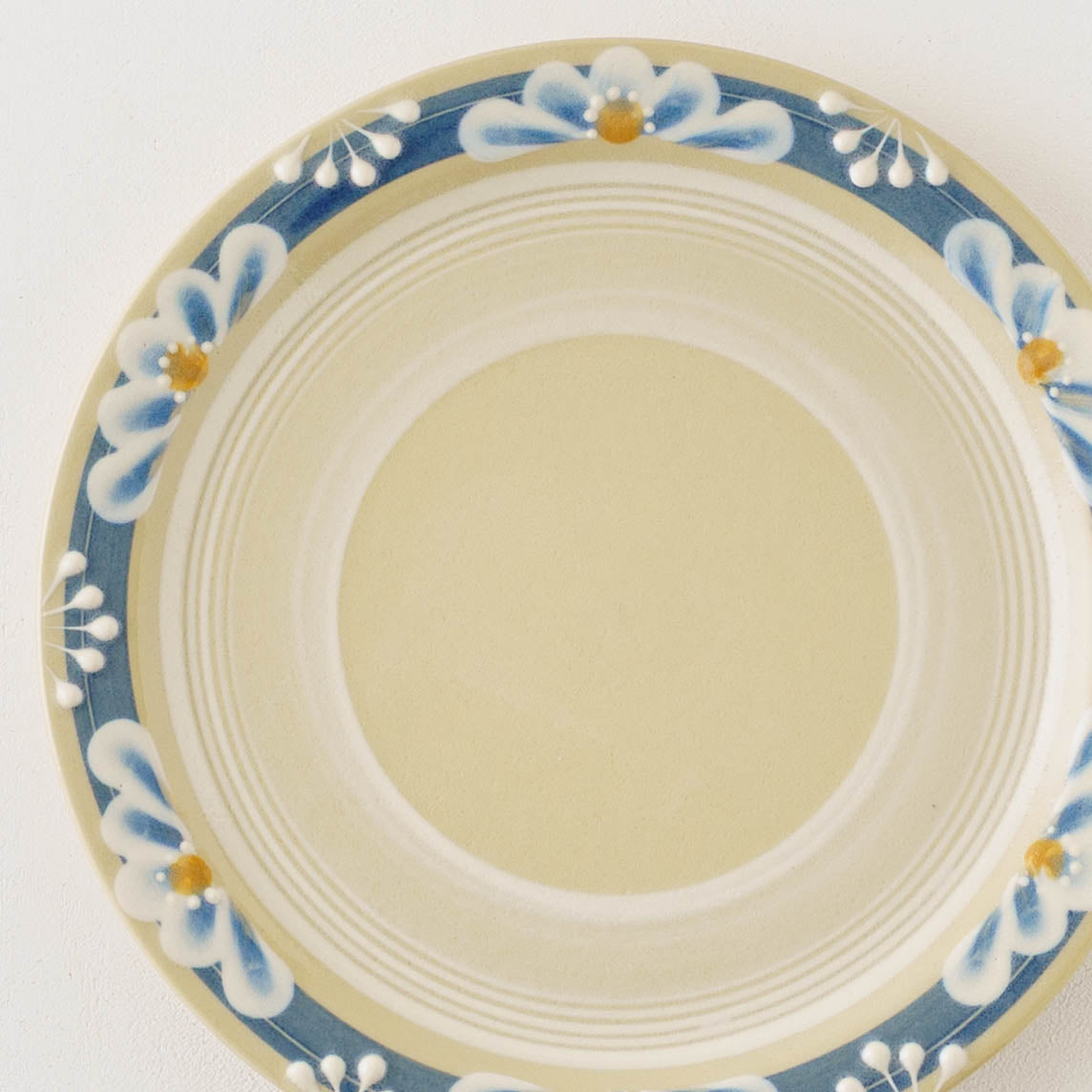 23cm plate blue | Adachino pottery