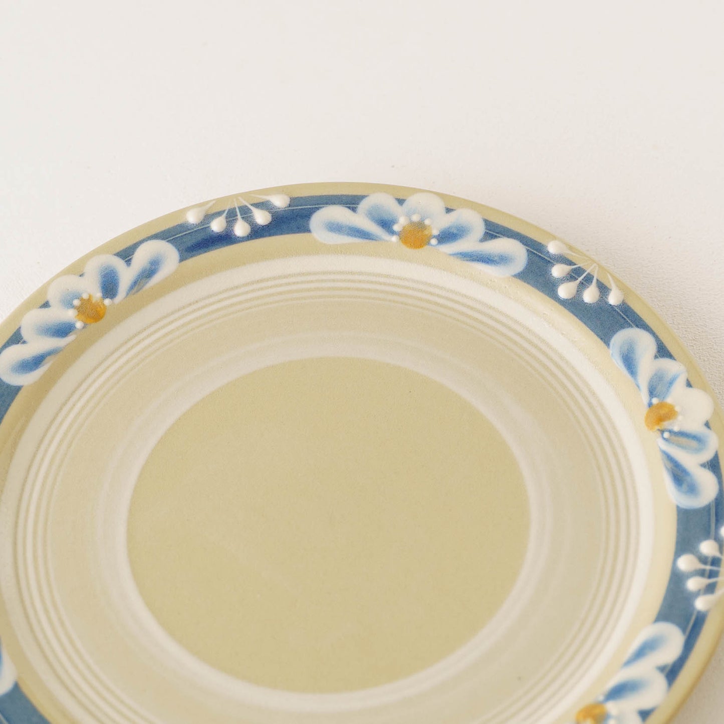 23cm plate blue | Adachino pottery