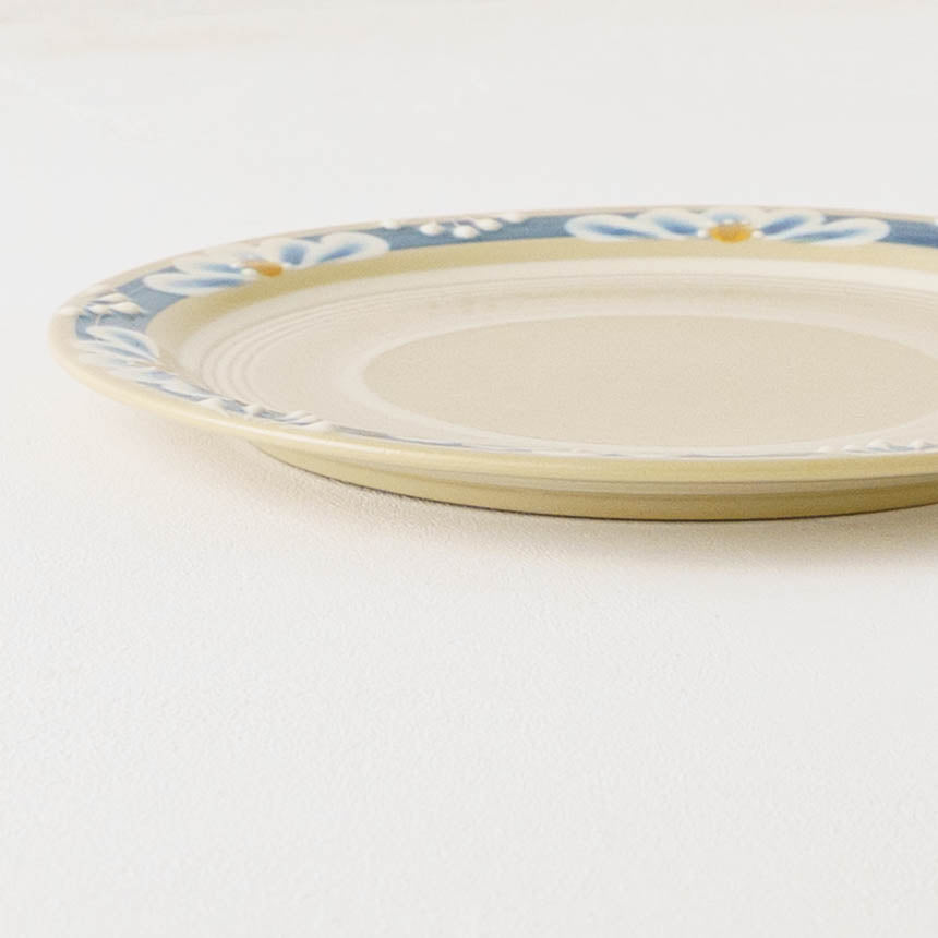 23cm plate blue | Adachino pottery