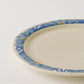 23cm plated deep blue | Adachino pottery