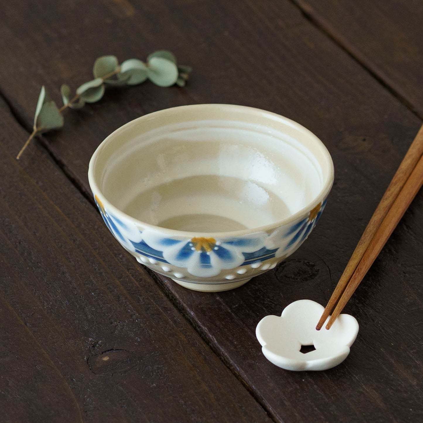 Rice bowl blue | Adachino pottery