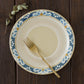23cm plate blue | Adachino pottery