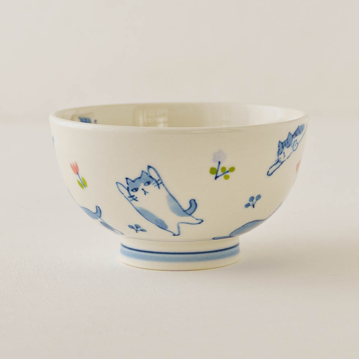 お茶碗　猫たち｜喜多代京子