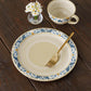 23cm plate blue | Adachino pottery