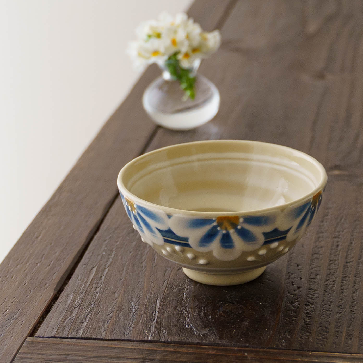 Rice bowl blue | Adachino pottery