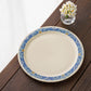 23cm plated deep blue | Adachino pottery
