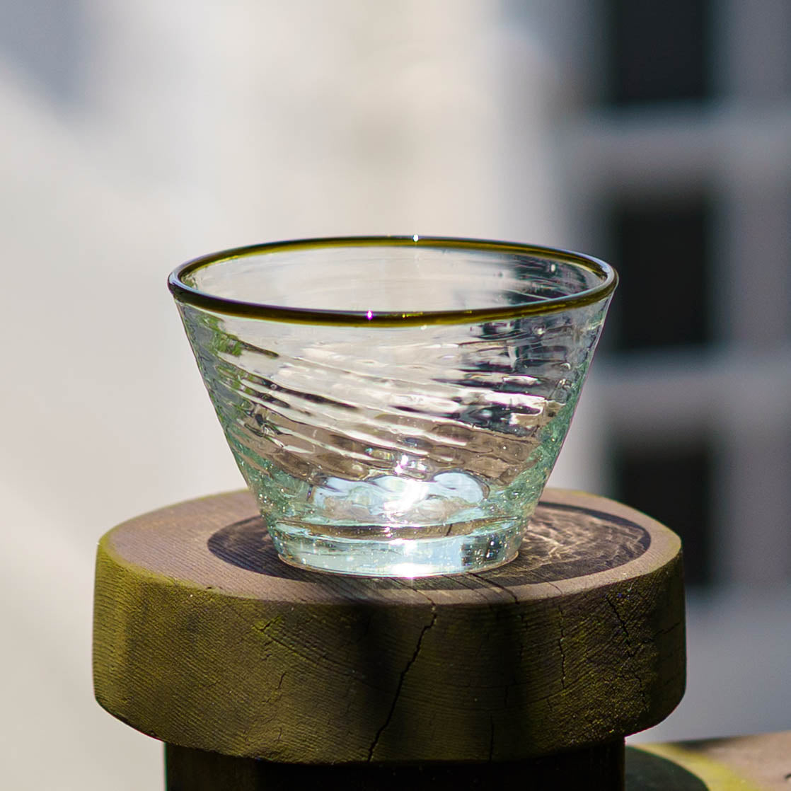 Bowl S white and olive | Nijinoha