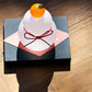 Glass kagami mochi small (with black stand)｜Gokurakuji glass studio