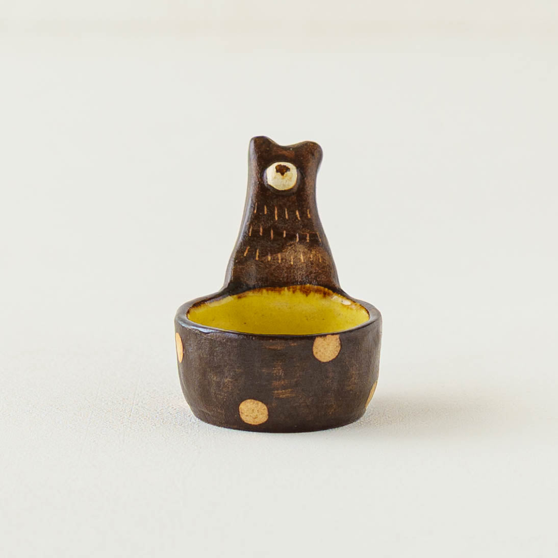 Black bear Measuring Spoon  Black x Polka Dot | Kumiko Ishikawa