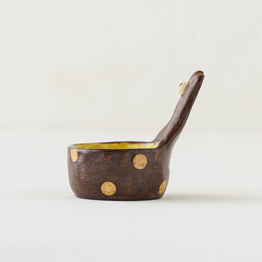 Black bear Measuring Spoon  Black x Polka Dot | Kumiko Ishikawa