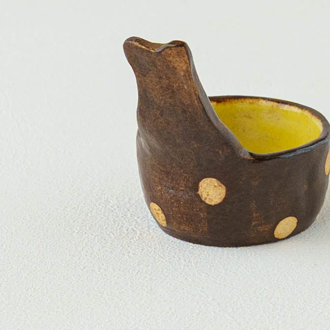 Black bear Measuring Spoon  Black x Polka Dot | Kumiko Ishikawa