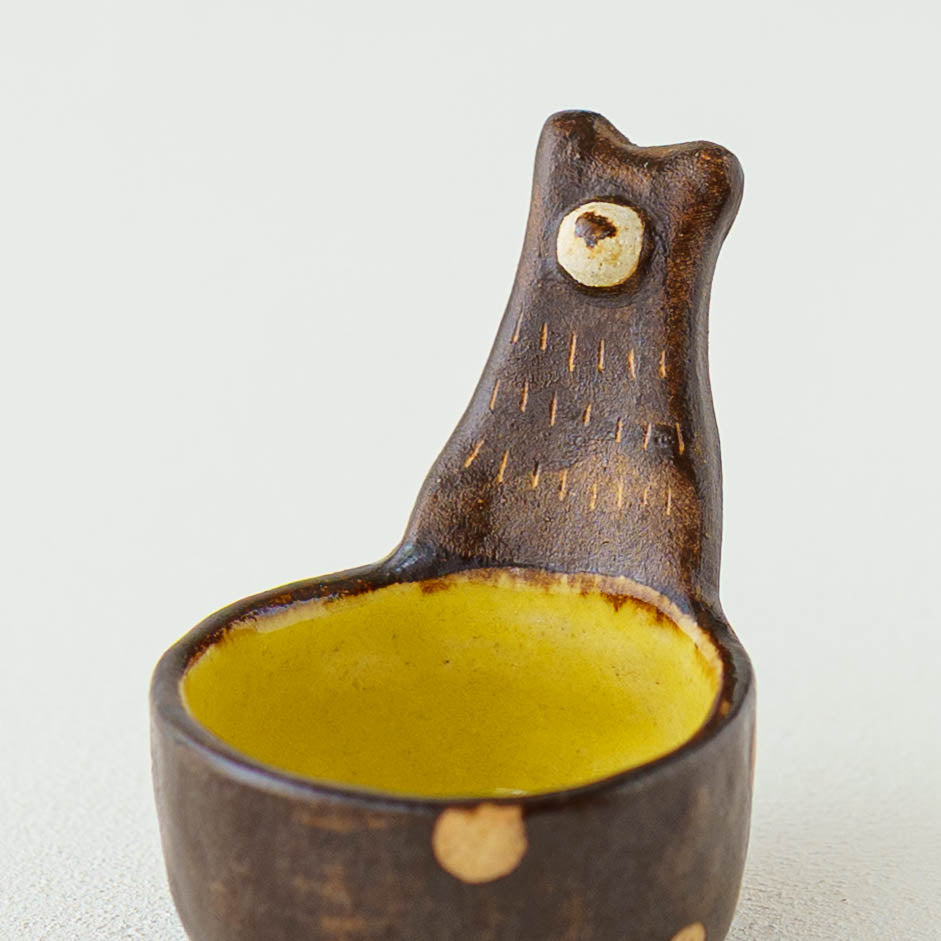 Black bear Measuring Spoon  Black x Polka Dot | Kumiko Ishikawa