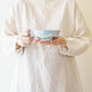Flower soup mug blue A | Yukiko Nagahama (Yabukarabou)