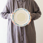 23cm plate blue | Adachino pottery
