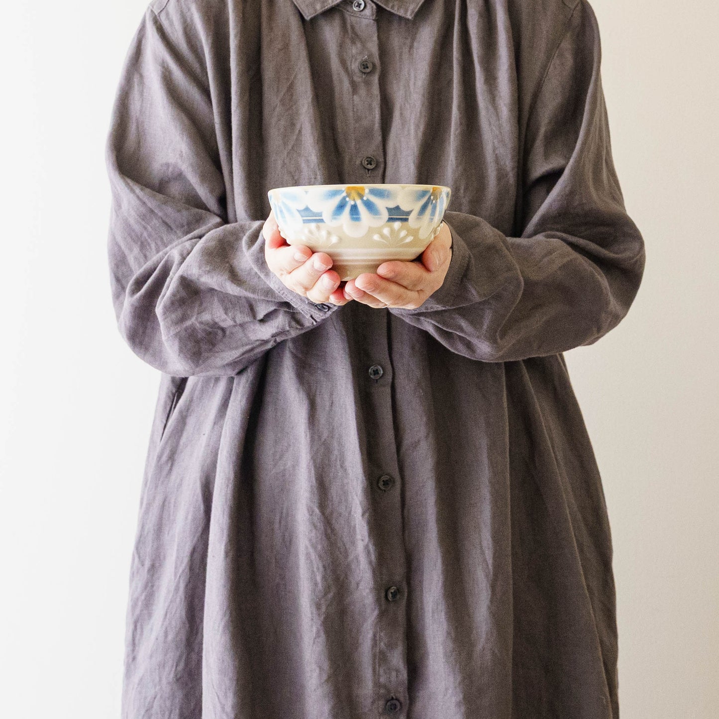 Rice bowl blue | Adachino pottery